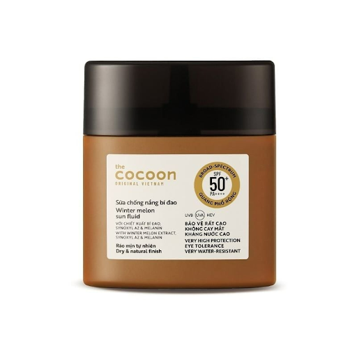 Sữa chống nắng bí đao ráo mịn tự nhiên Cocoon SPF 50+, UVA - PF 62.6 50ml