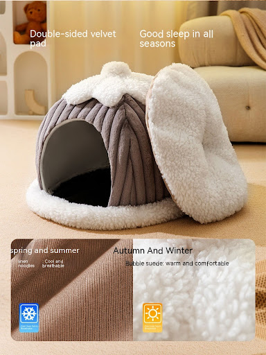 Title 1, Autumn and Winter Cat Nest Pet Supplies Warm. P...