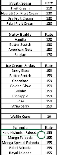 Monga Ice Cream & Shakes menu 2