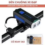 Đèn Xe Đạp Thể Thao Siêu Sáng Có Còi To Nhiều Chế Độ Còi Đèn Led T6 Chống Nước Sạc Usb Chống Nước Tặng Kèm Sạc Usb