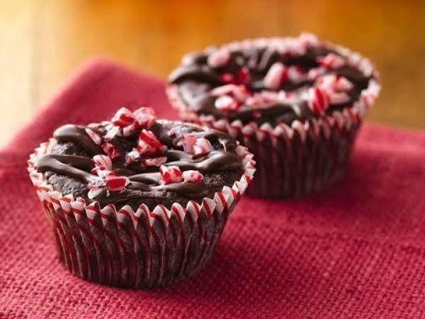 Peppermint Brownie Cupcakes image