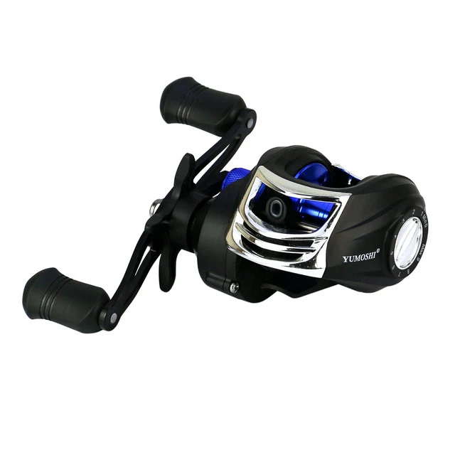 Angelrolle mit Magnetbremse, Water Drop, für präzise Würfe und Kontrolle der Schnur. Ideal für das Angeln von Raubfischen.