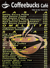 Coffeebucks Cafe menu 2