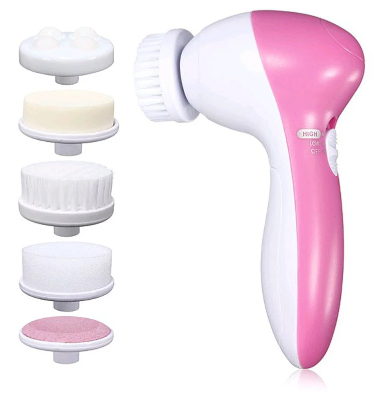 Limpador facial cinco em um. Limpa, esfolia, tonifica, hidrata e remove maquiagem em um só produto. Cuidados completos para sua pele, prático e eficiente.