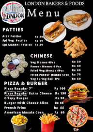 London Bakers & Foods menu 1