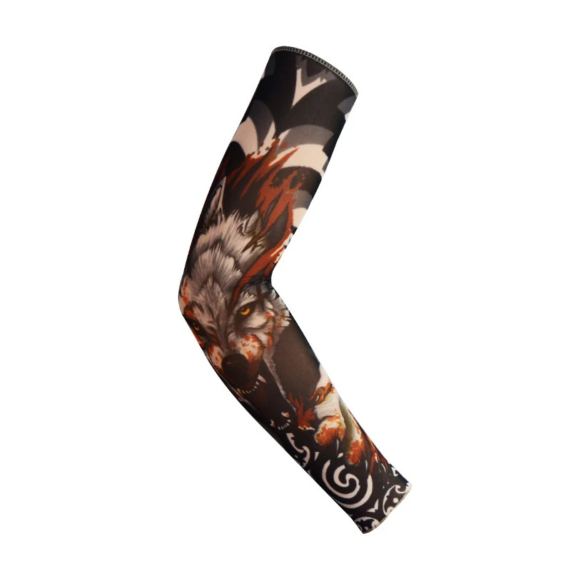 Tattoo-Blumen-Armstulpe, Herren & Damen, cooler Sommer, UV-Schutz beim Fahren & Radfahren, Armschutz, Tattoo-Ärmel.