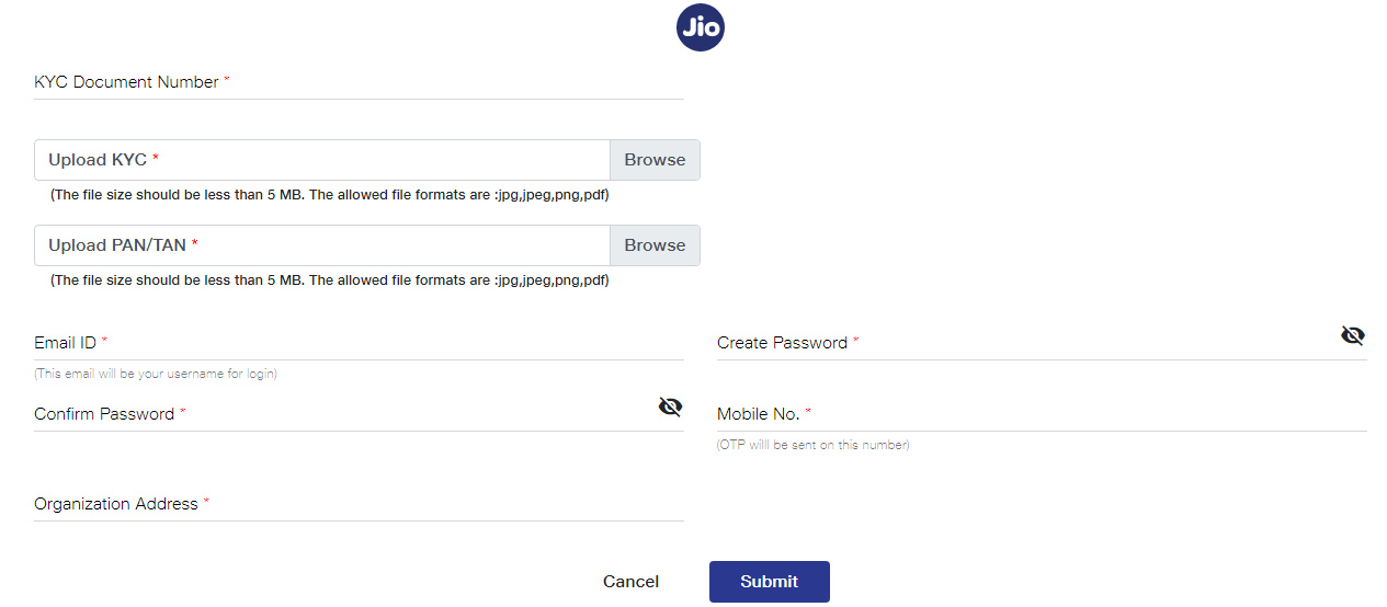 final KYC documents required for Jio DLT registration | SMSCountry