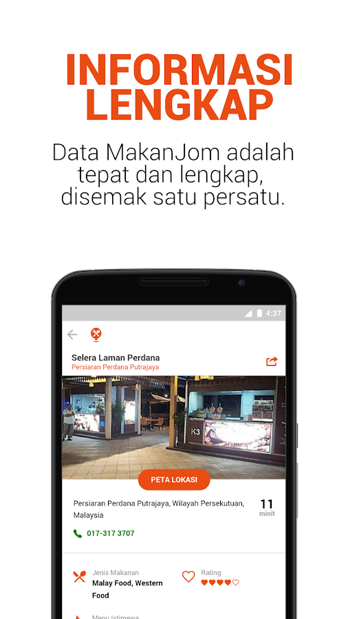 MakanJom Cari makan sedap JJCM - Android Apps on Google Play