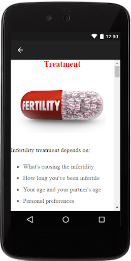 Screenshot Infertility Cure Get Pregnant