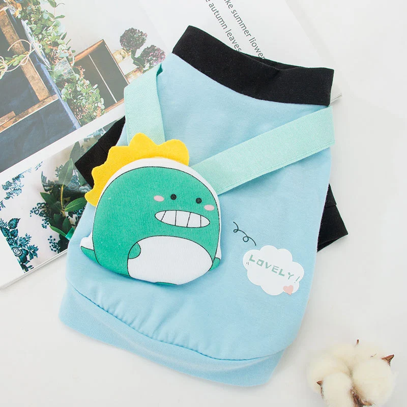 Title 3, T-shirt pour petit animal de compagnie avec sac...