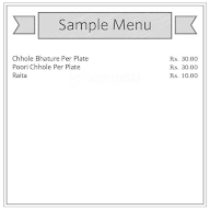 Lazeez Chole Bhature menu 1