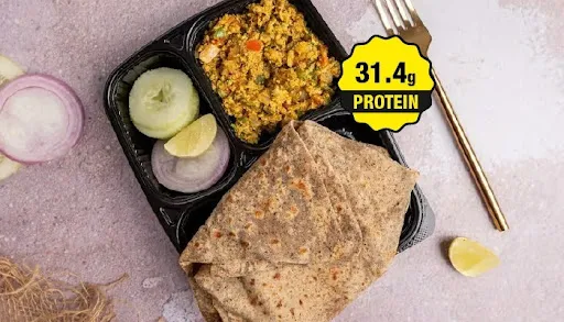 Egg Bhurji & Paratha Meal - High Protein