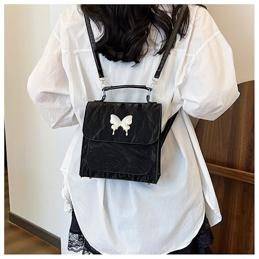 Title 8, Butterfly Handbag Shoulder Casual Small Square ...