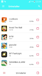 Uninstaller Apps - náhled