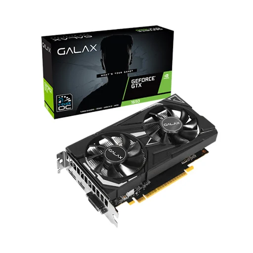 Card màn hình GALAX Geforce GTX 1650 EX (1-Click OC) 4GB GDDR6 (65SQL8DS66E6)