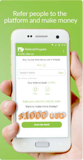 Screenshot PTPWallet - Bitcoin, Ethereum,