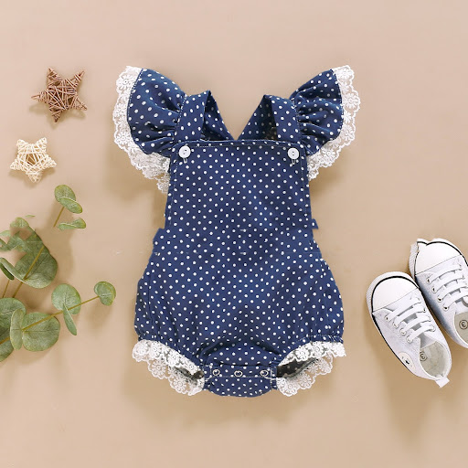 Title 1, Two Baby Romper Bow Headdress Sets. Comfortable...