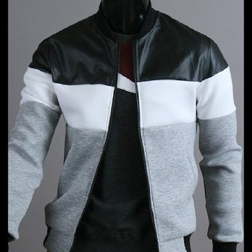 Title 4, Mens Casual Fashion Patchwork Long-sleeved Jac...