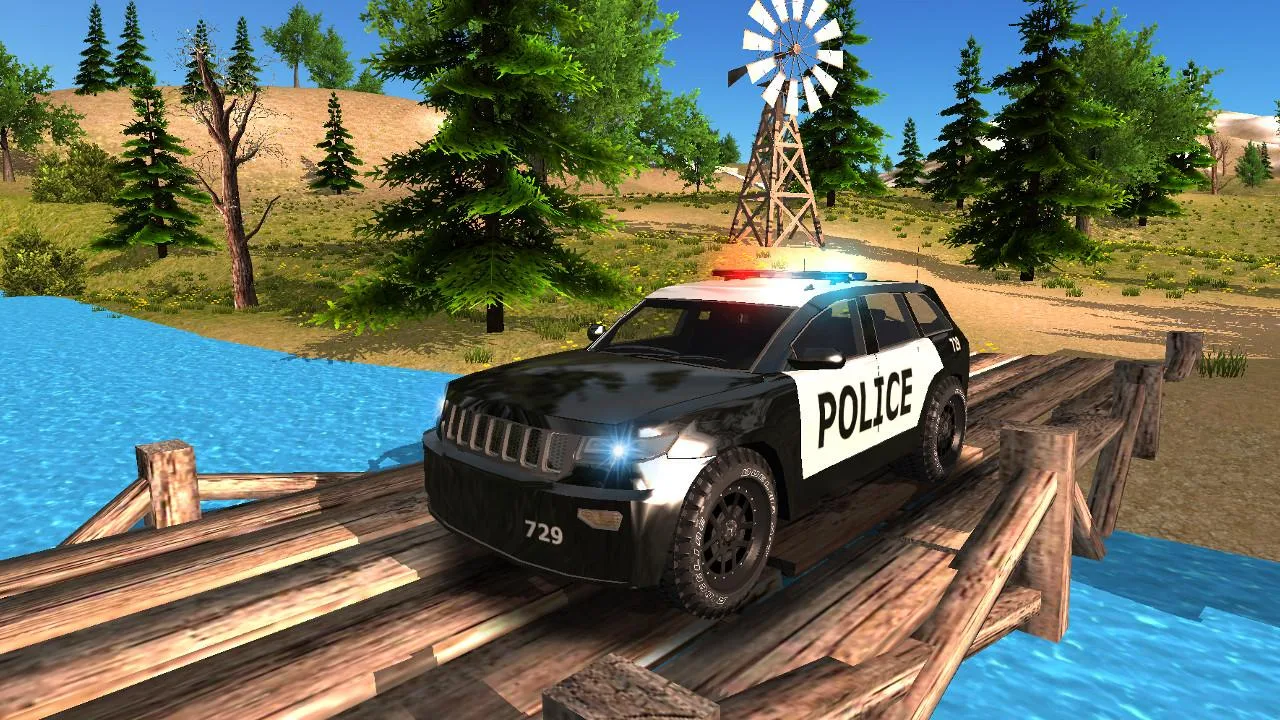   Police Car Driving Offroad- 스크린샷 