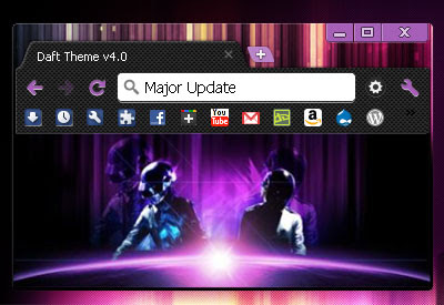 Daft Theme chrome extension