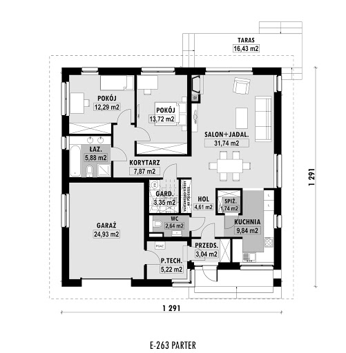 E-263 - Rzut parteru