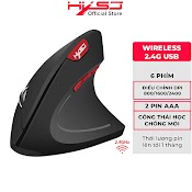 Chuột Không Dây Kiểu Đứng Hxsj T24 Wireless Usb 2.4Ghz Công Thái Học Chống Mỏi Tay Chuyên Dùng Cho Pc Laptop