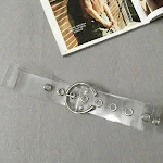 C gray buckle transparent