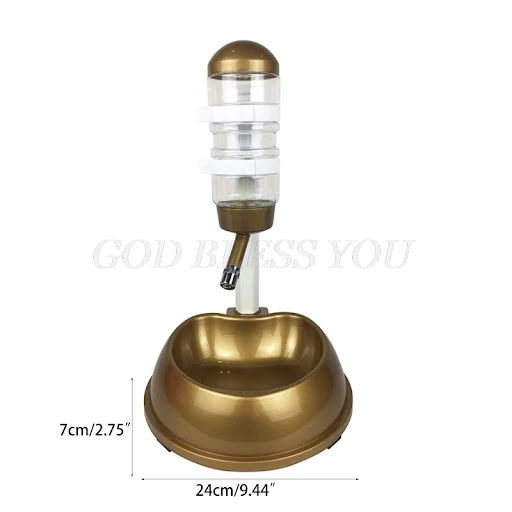 Automatic Pet Drinker Dog Bowls Water Bottles Universal Dog Drinker Feeder Liftable Bowl Dispenser Bowl Puppy Pet Produc