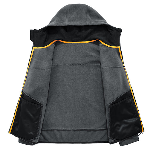 Title 1, Mens Fleece Jacket Sweater Coat Plush – Warm, ...