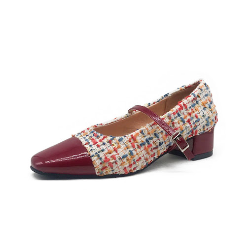 Title 6, Vintage Mary Jane shoes with shallow mouth desi...