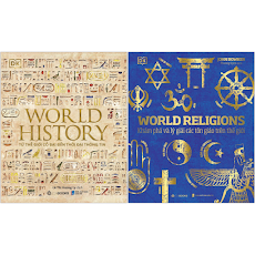 Fahasa - Combo Sách World History - Lịch Sử Thế Giới + World Religions - Tôn Giáo Thế Giới (Bộ 2 Cuốn)