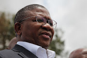 Police minister Fikile Mbalula. 