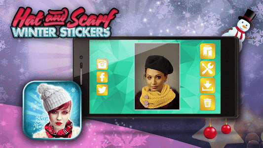 Winter Stickers: Hat And Scarf screenshot 10