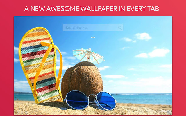 Beach Wallpaper HD Custom New Tab