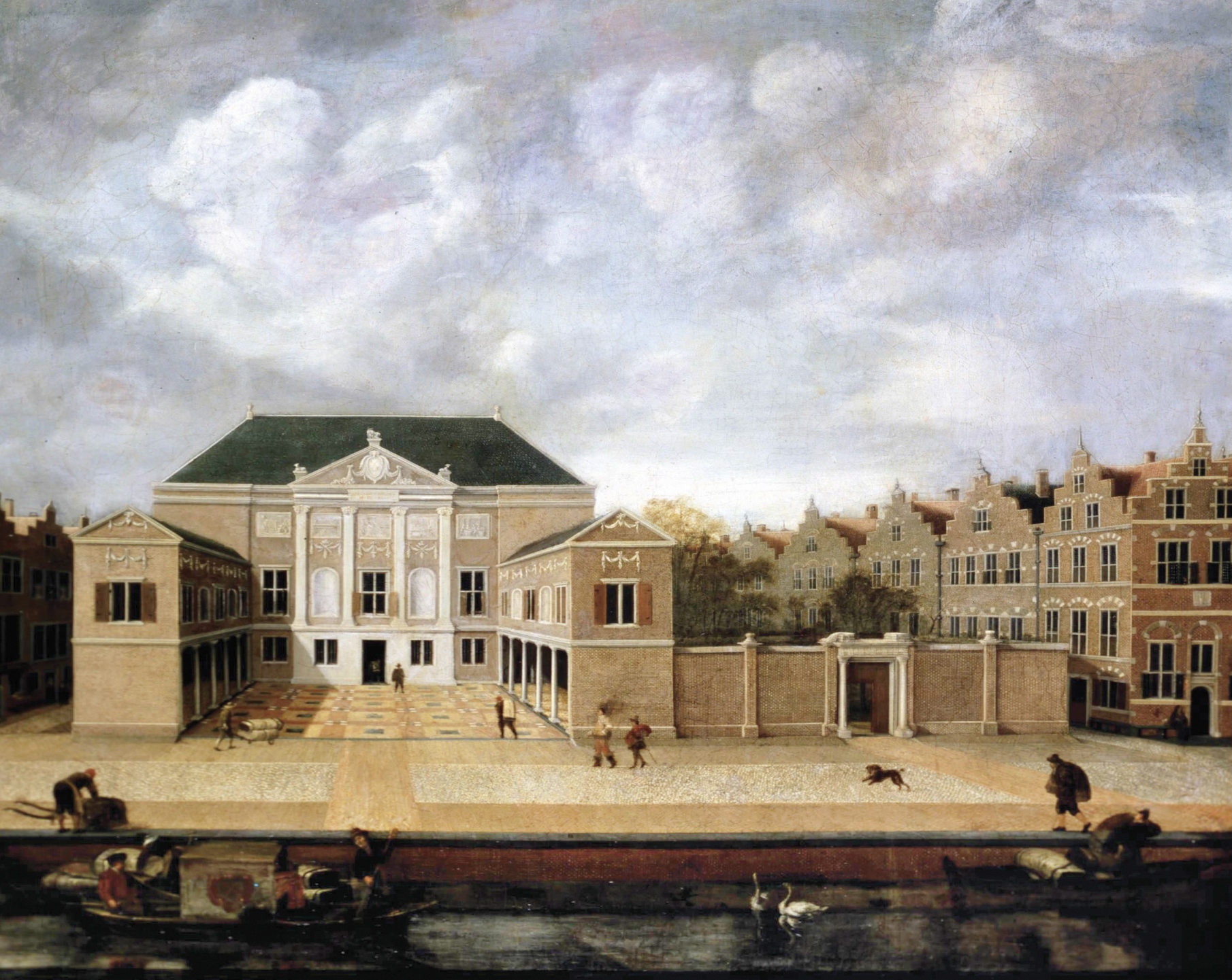 View of the Lakenhal (1642) by Susanna van Steenwijck-Gaspoel