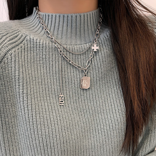 Title 2, European And American Double-layer Fashion Bran...