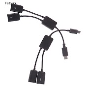 Bộ Chia Cổng Micro Usb / Type C Sang 2 Cổng Otg Tiện Lợi