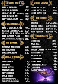 Alibaba Shawarma And 40 Dishes menu 2