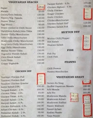 Danny Lambas Punjabi Dhaba menu 1