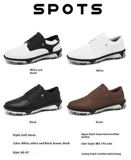 Title 4, Zapatillas de golf impermeables para hombre tal...