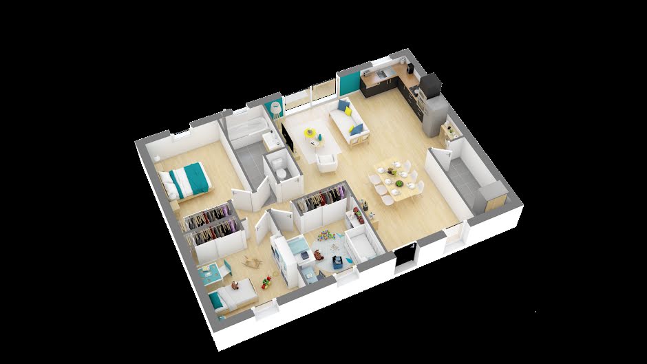 Vente maison neuve 4 pièces 82 m² à Pierre-Perthuis (89450), 167 041 €