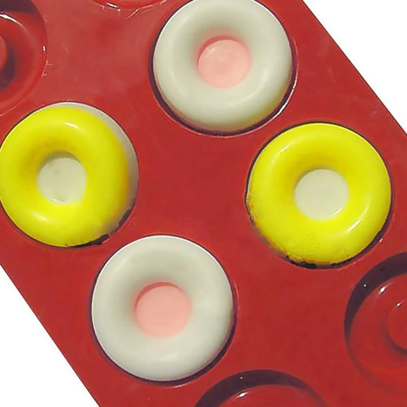 Silicone Cake Mould With 8 Donuts Bake delicious homemade donuts effortlessly. Non-stick and flexible. Perfect for bakin