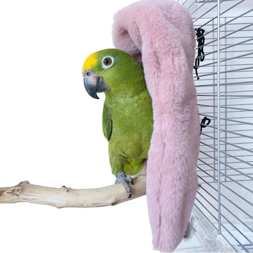 Winter Warm Bird Shawl Nest Corner Parrot Blanket Pet Small Animal Hanging Tent Cage Decoration For Parakeet Lovebird Co