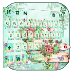 Cover Image of 下载 Green Floral Garden Keyboard Theme 1.0 APK