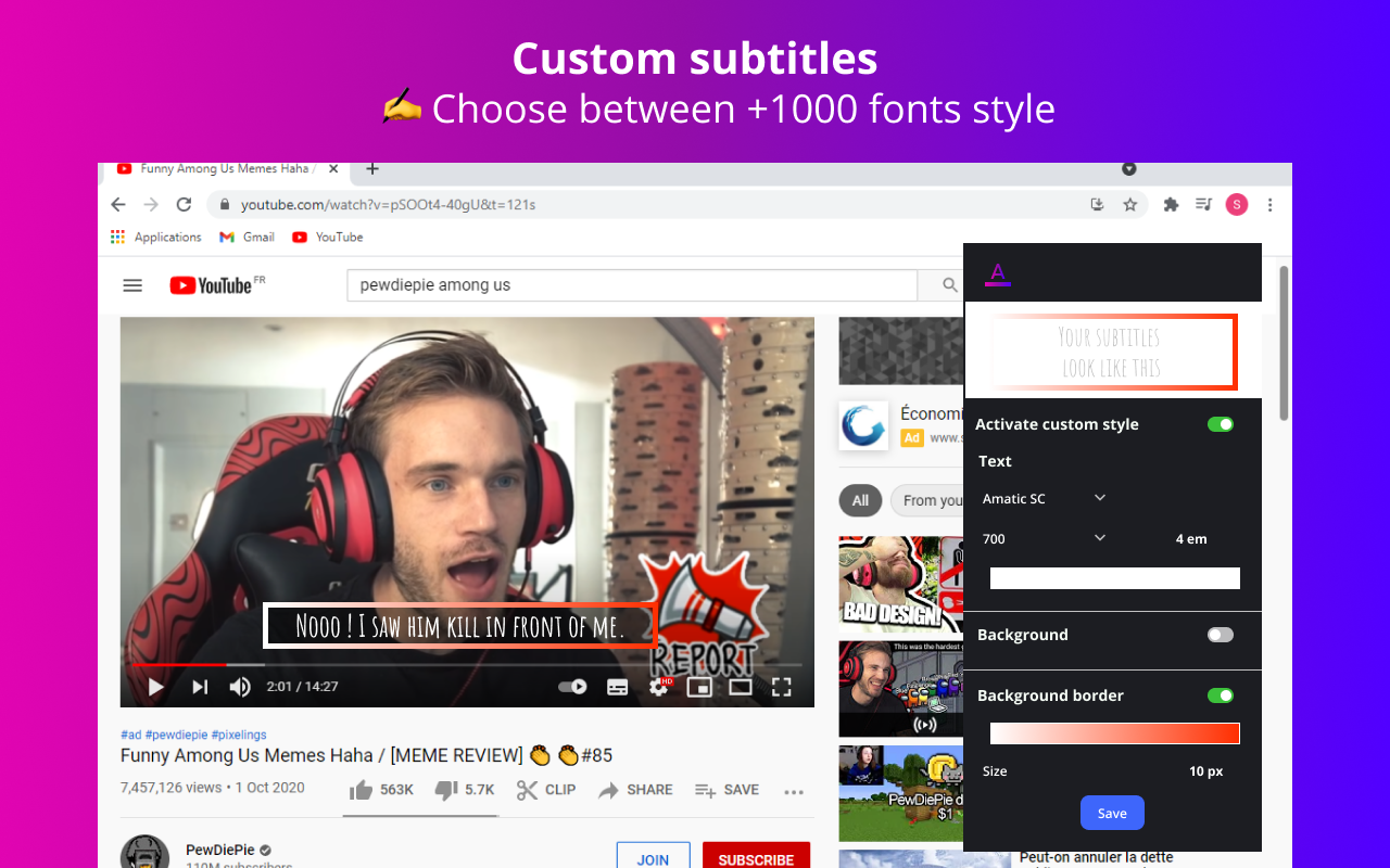 Checksub - Custom Subtitles Preview image 4