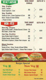 Mendo's Pizza menu 4