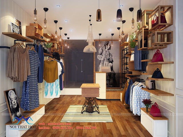 thiết kế shop thời trang nhỏ