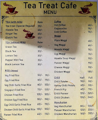 Tea Treat Cafe menu 1