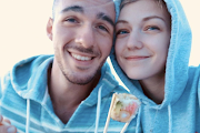 Gabrielle Petito, 22, who was reported missing on September 11, 2021 after travelling with her boyfriend around the country in a van and never returned home, poses for a photo with Brian Laundrie in this undated handout photo.  