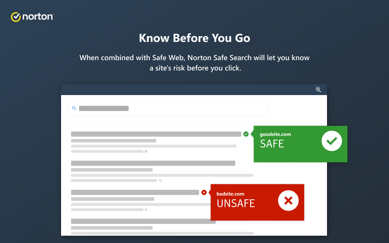 Norton Safe Search Enhanced Chrome Extension Image 2
